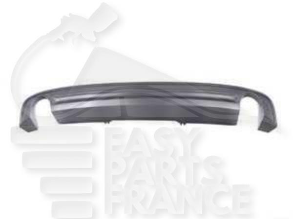 Spoiler de pare-chocs arrière noir 2 sorties échappement - 4 portes Audi A4 — Réf. 8W0 807 521 D 9B9